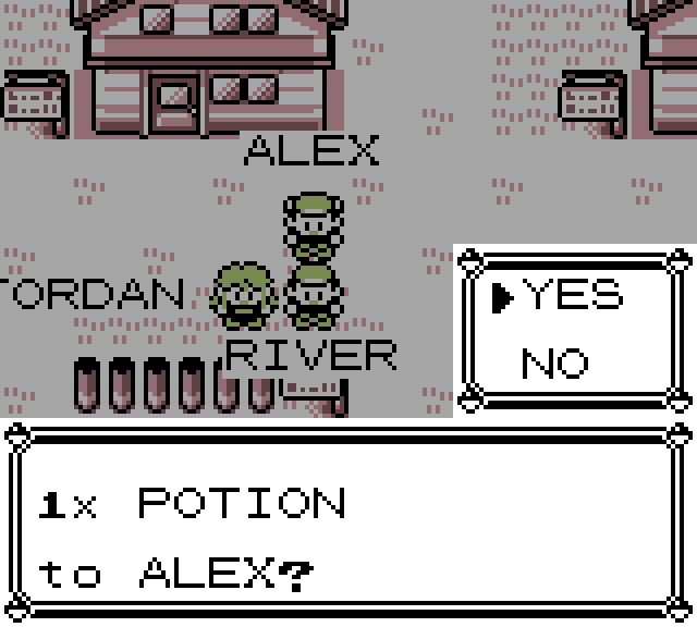 The final Yes/No question for one Potion to Alex.